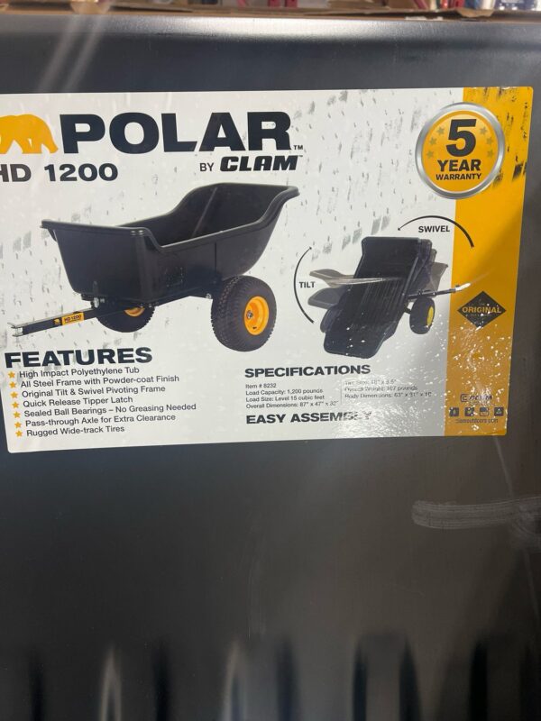 Polar 1200lb Dump Cart - Image 2